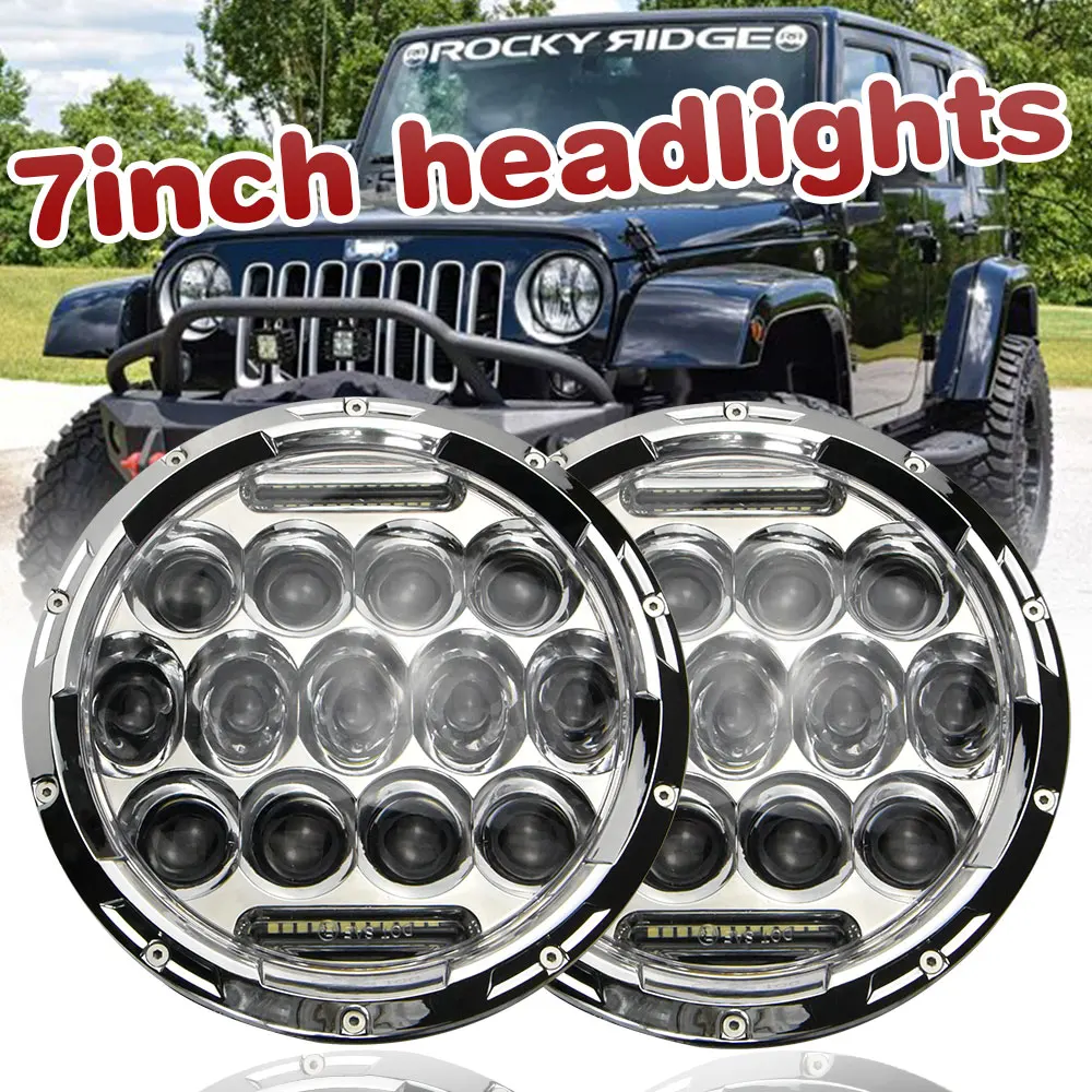 7 дюймовый автомобильный светодиодный светильник с круглой головкой DRL угол глаз