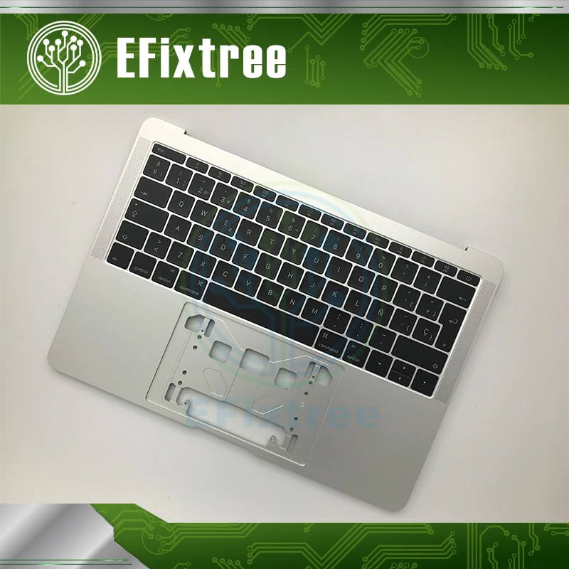 Сменная испанская клавиатура SP EMC 3164 2978 A1708 с Topcase 2016 2017 года Упор для рук Macbook Pro Retina