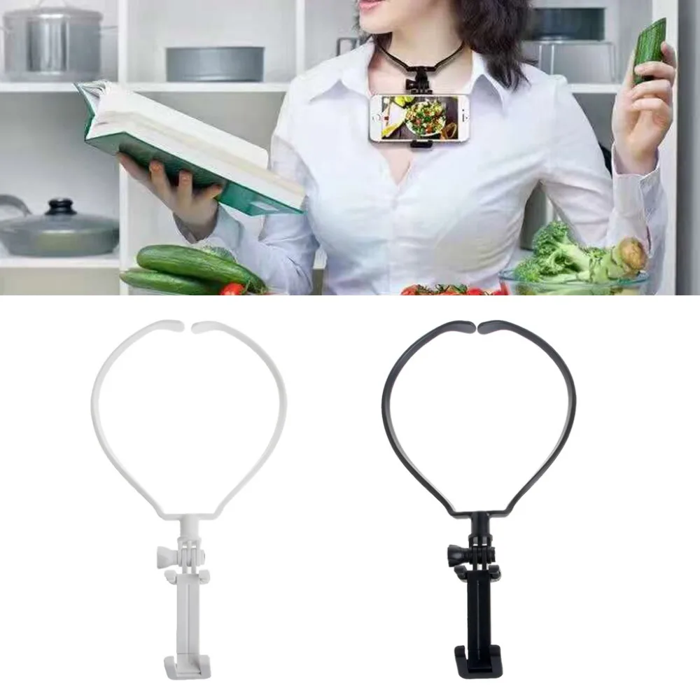 Портативный держатель для телефона с креплением на шею подставка iPhone Samsung