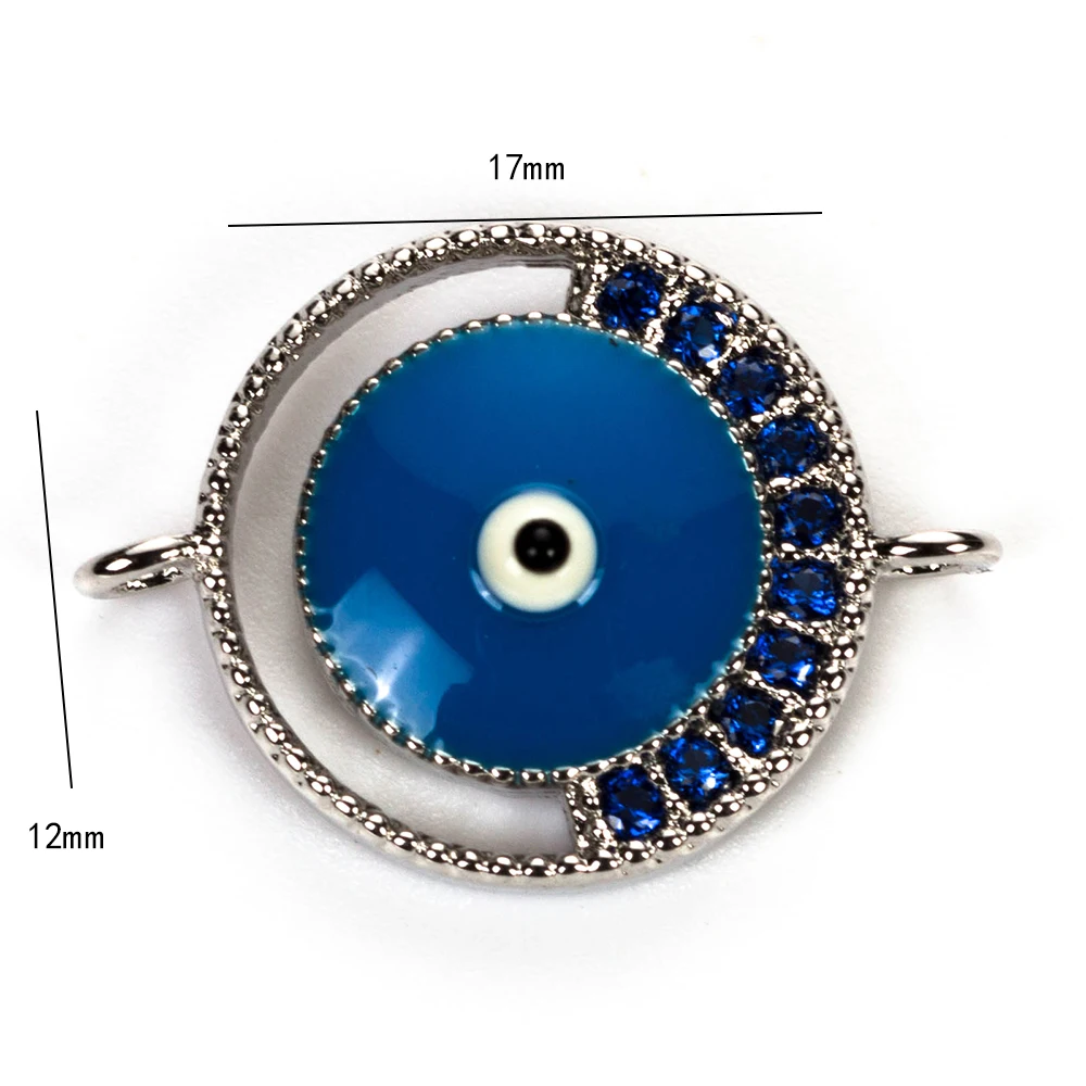 Медные Подвески Lucky Eye от сглаза микро кубический циркон выложенный кулон для
