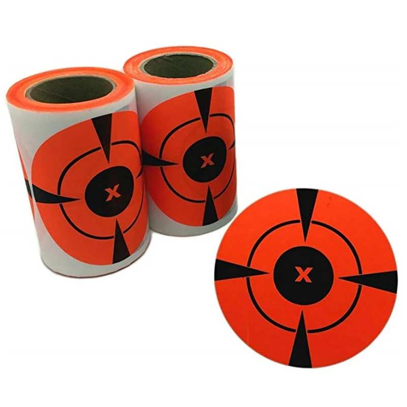 Наружные мишени 3 дюймовые круглые клейкие для стрельбы точки флуоресцентные