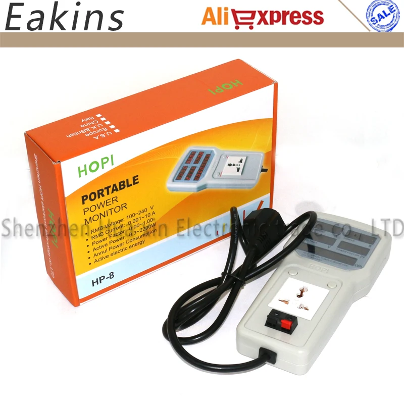 Портативный измеритель мощности анализатор светодиодный индикатор измеряемый