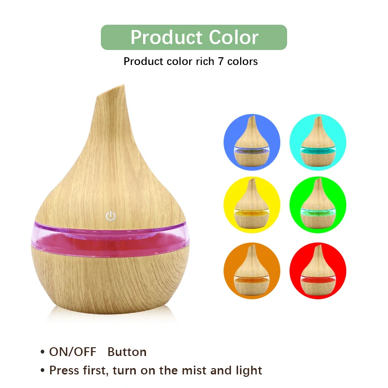 Мини usb увлажнитель воздуха дерево зерно арома диффузный стол украшение эфирное
