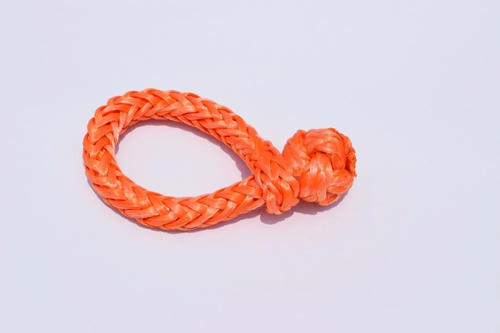 

Orange 10mm*80mm ATV Soft Shackle,Winch Shackle for Auto Parts,UHMWPE Shackle,ATV Winch Accessaries