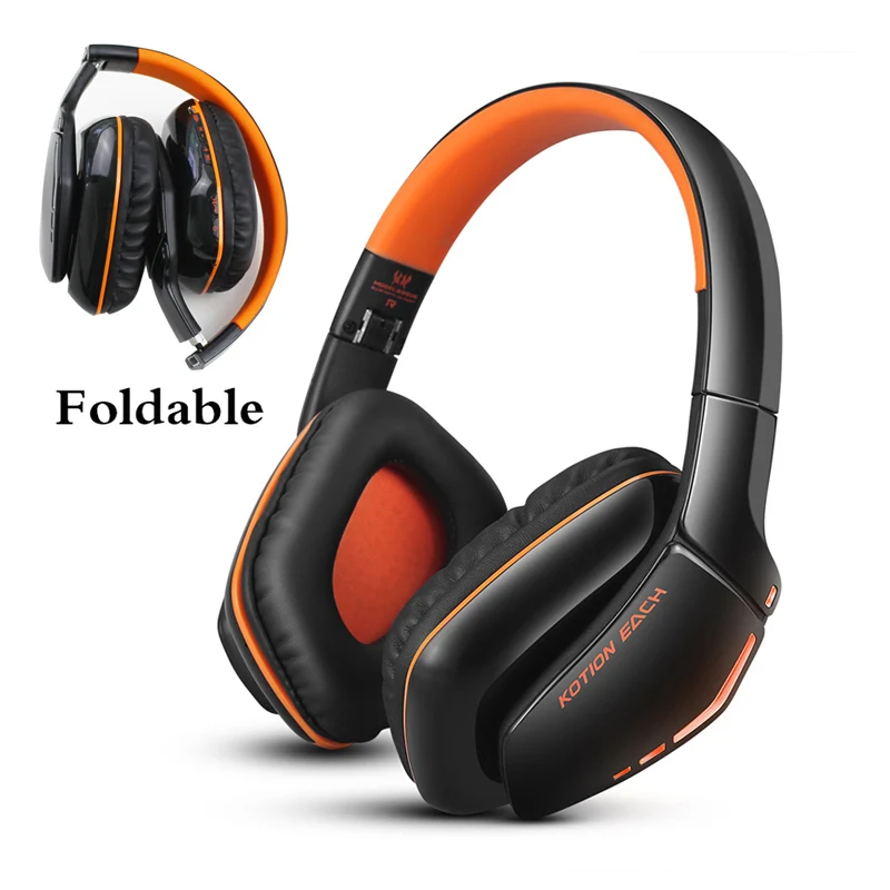 KOTION EACH B3506 Беспроводная bluetooth гарнитура складные игровые стерео наушники с