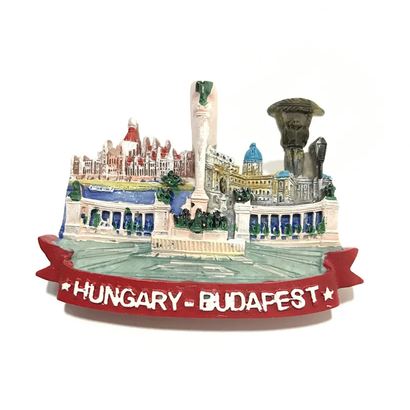 Венгрия Будапешт туристические сувениры магниты на холодильник ручной работы