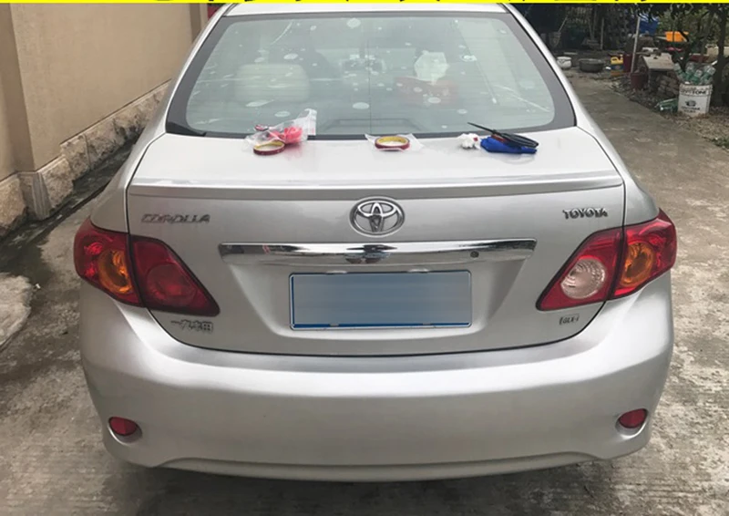 Задний спойлер для автомобиля Toyota Corolla 2008 2009 2010 2011 2012 2013 АБС пластик|rear spoiler|spoiler for