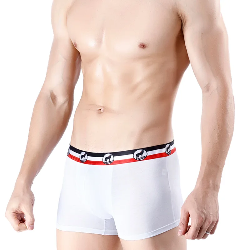 Лидер продаж однотонное хлопковое нижнее белье мужские боксеры шорты Calecon Homme Coton