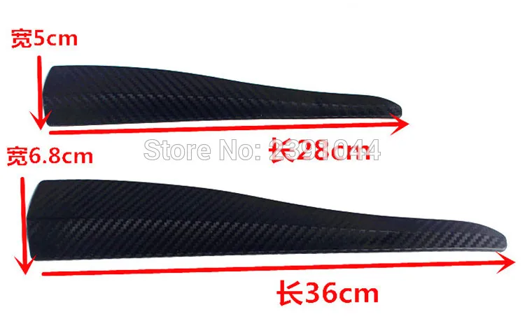 4 шт. (2 комплекта) молдинги для стайлинга автомобиля защита углов бампера