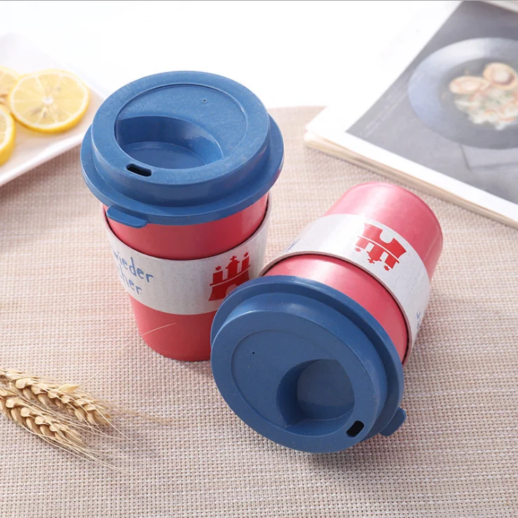 Многоразовая чашка из бамбукового волокна кофейная кружка бутылка для воды