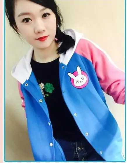 Толстовки D.va OW для косплея DVA костюм куртка свитшоты Осенняя хлопковая одежда