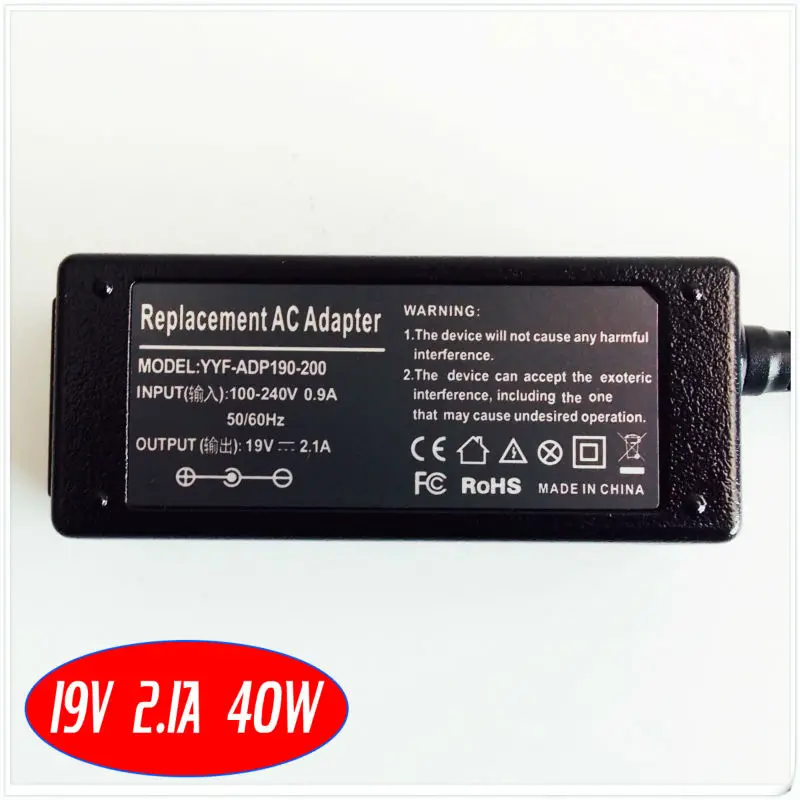 Адаптер питания для нетбука зарядное устройство 19 в 2 1 а ASUS Eee PC EXA0901XH EXA0901XA EXA1004EH