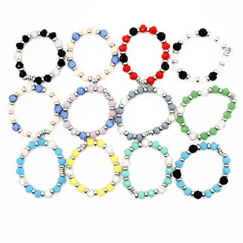 1 шт./лот браслет из бисера со стразами камнями-талисманами бусинами