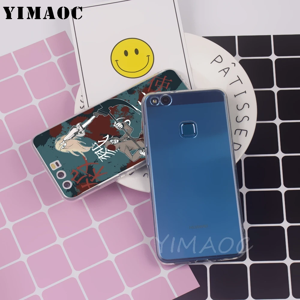 Мягкий чехол YIMAOC Angels of Death для Huawei P8 P9 P10 P20 P30 Lite Pro P smart 2019 |