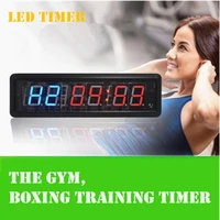 1 8 6 digits remote gym led countdown clock interval count up countdown timer for and swim use stopwatch gym mma boxing tabata
