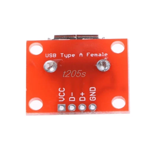 USB Female power usb type A Female Module Breakout макетная плата преобразователя T18 Прямая поставка