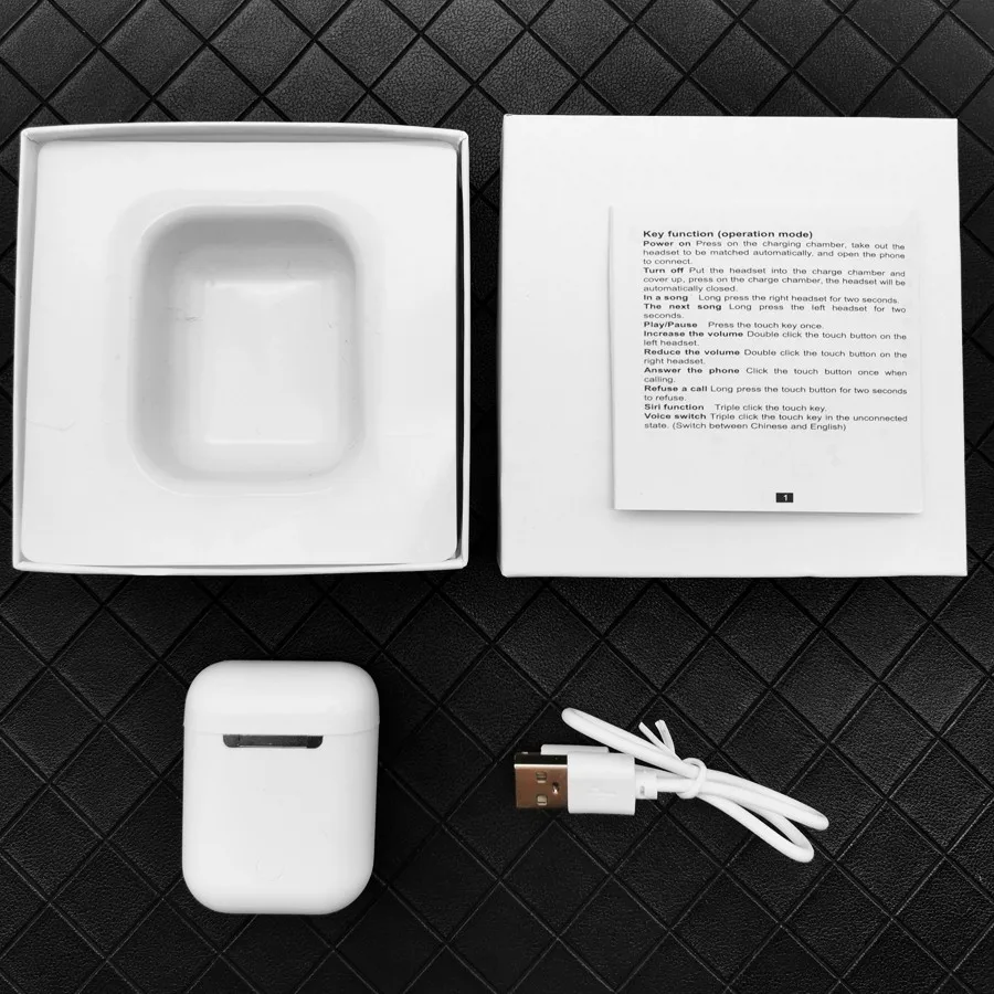 I12 TWS 5 0 Bluetooth HIFI Беспроводные наушники туры Беспроводная гарнитура с микрофоном