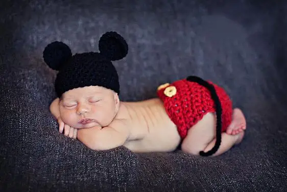 Бесплатная доставка с мотивами из мультфильмов для новорожденных и шляпа