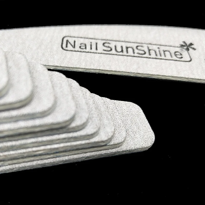 NailSunshine 8 шт. шлифовальный 100/180 зернистость пилка для ногтей буферная деревянная шлифовка для полировки педикюра маникюрный набор инструментов для дизайна ногтей