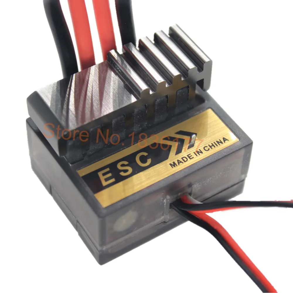 Щеточный контроллер скорости Max 320A с обратным тормозом RC HSP 1/10 1/8 автомобильный