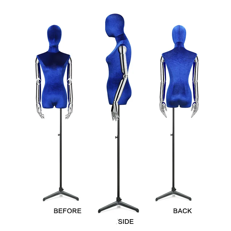 Fashion Style Best Quality Fabric Dressmaking Mannequin Bendable Model Factory Direct Sell