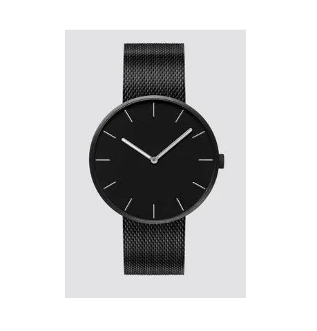 steel black Xiaomi TwentySeventeen Аналоговые кварцевые наручные часы 39 мм светящиеся водонепроницаемые модные роскошные стальные часы для мужчин и женщин лучший подарок - Цвет: steel black