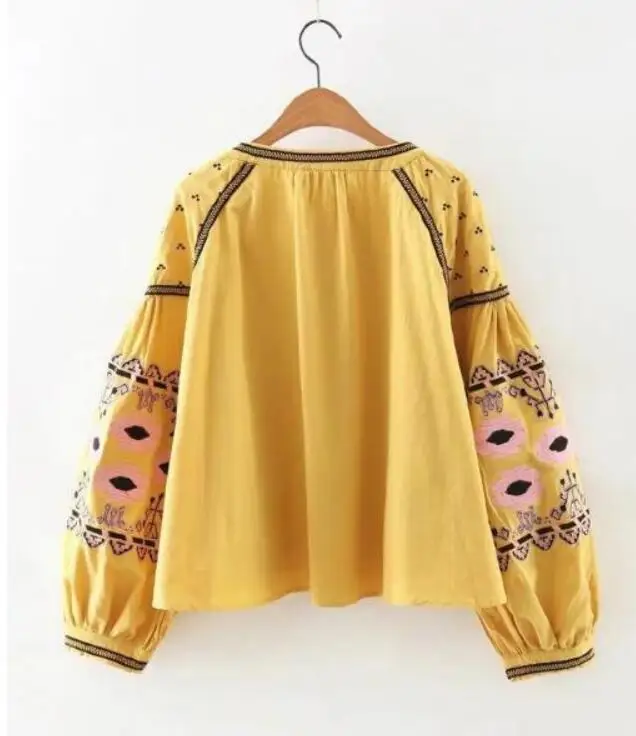 BOHO цвета цветок вышивка куртка Этническая женщина фонарь рукав шнуровка кимоно Кардиган Куртка пальто солнцезащитный крем Femme 3 цвета