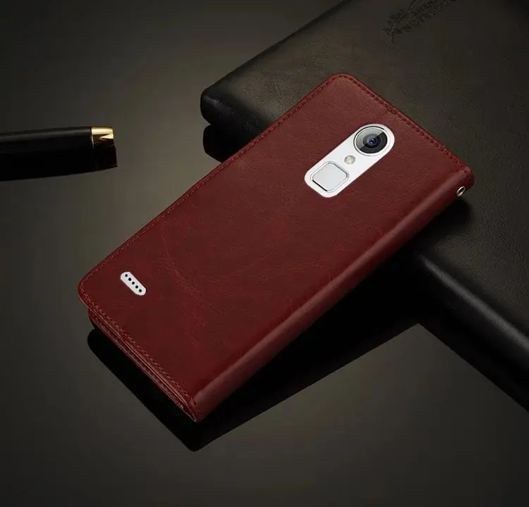 Высокое качество кожаный бумажник чехол для телефона zte лезвие A1 флип Роскошный