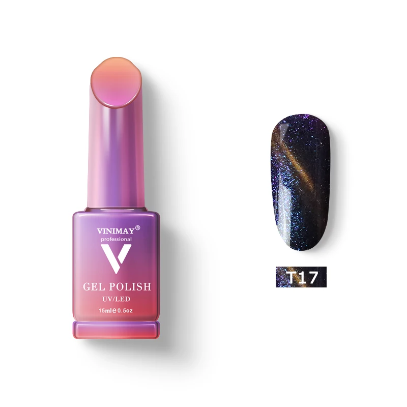 T17 VINIMAY Гель-лак для ногтей vernis полуперманентный УФ-Гель-лак для ногтей - Цвет: T17