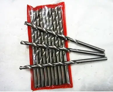 

Free Shipping NEW 5.0mm 10Pcs Extra Long 130mm HSS Twist Drill Straigth Shank Auger Bit