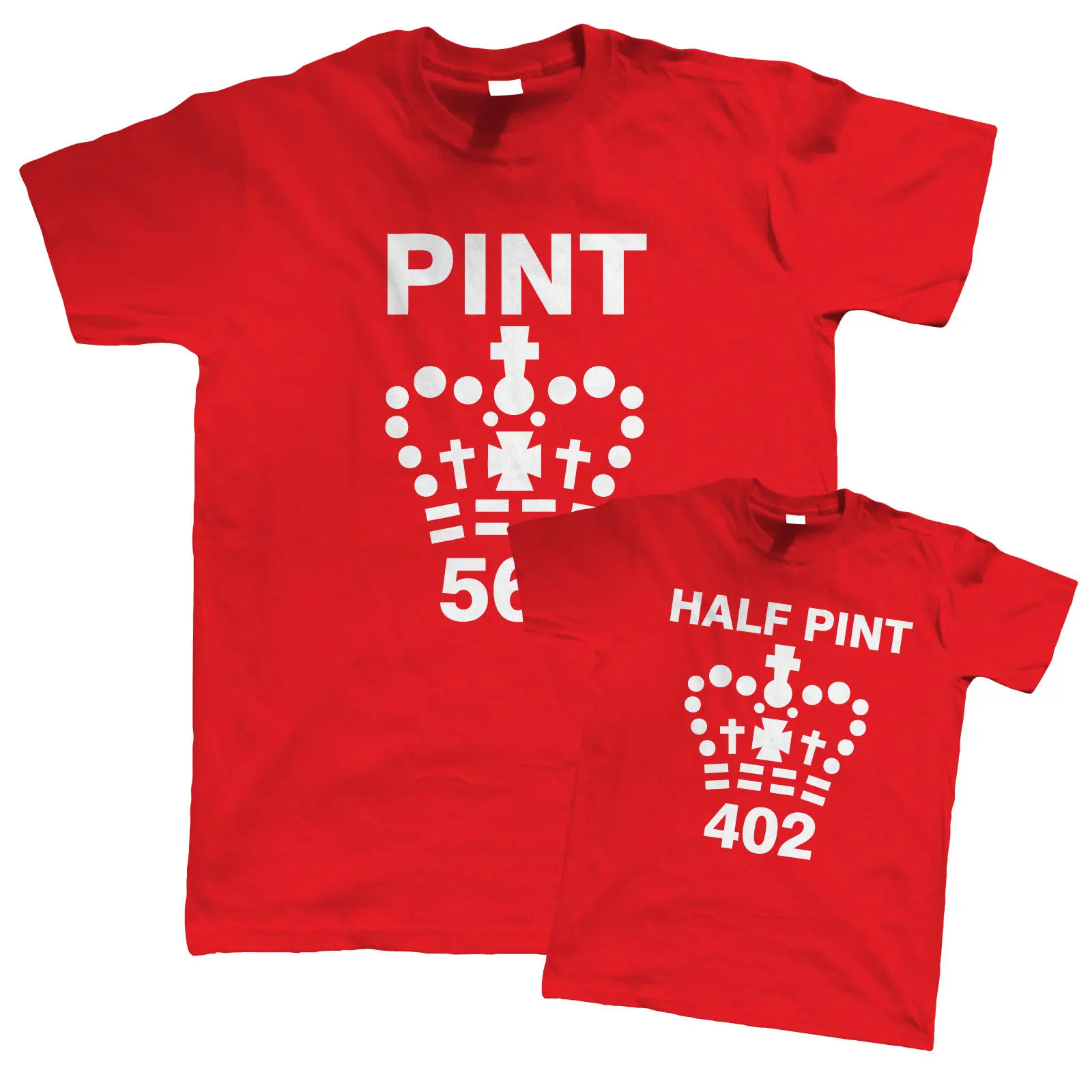 Пинт и стеклянная банка для молока забавная Футболка-Папа сын дочь подарок папы