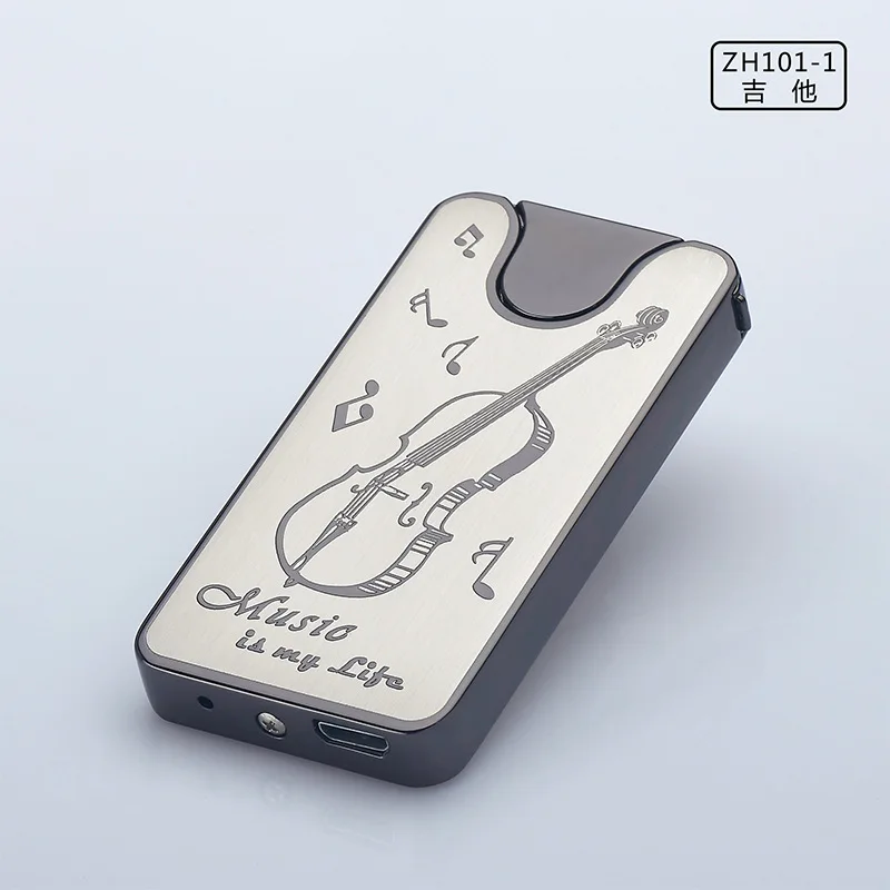 Новинка ультратонкая металлическая двухсторонняя Зажигалка для сигарет Защита