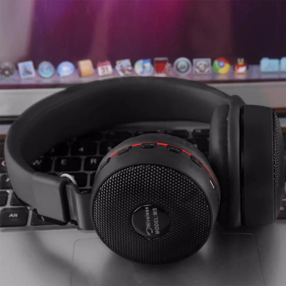 P47 Bluetooth стерео наушники светодиодный беспроводной гарнитура складные спортивные наушники с микрофоном Поддержка FM радио TF карта