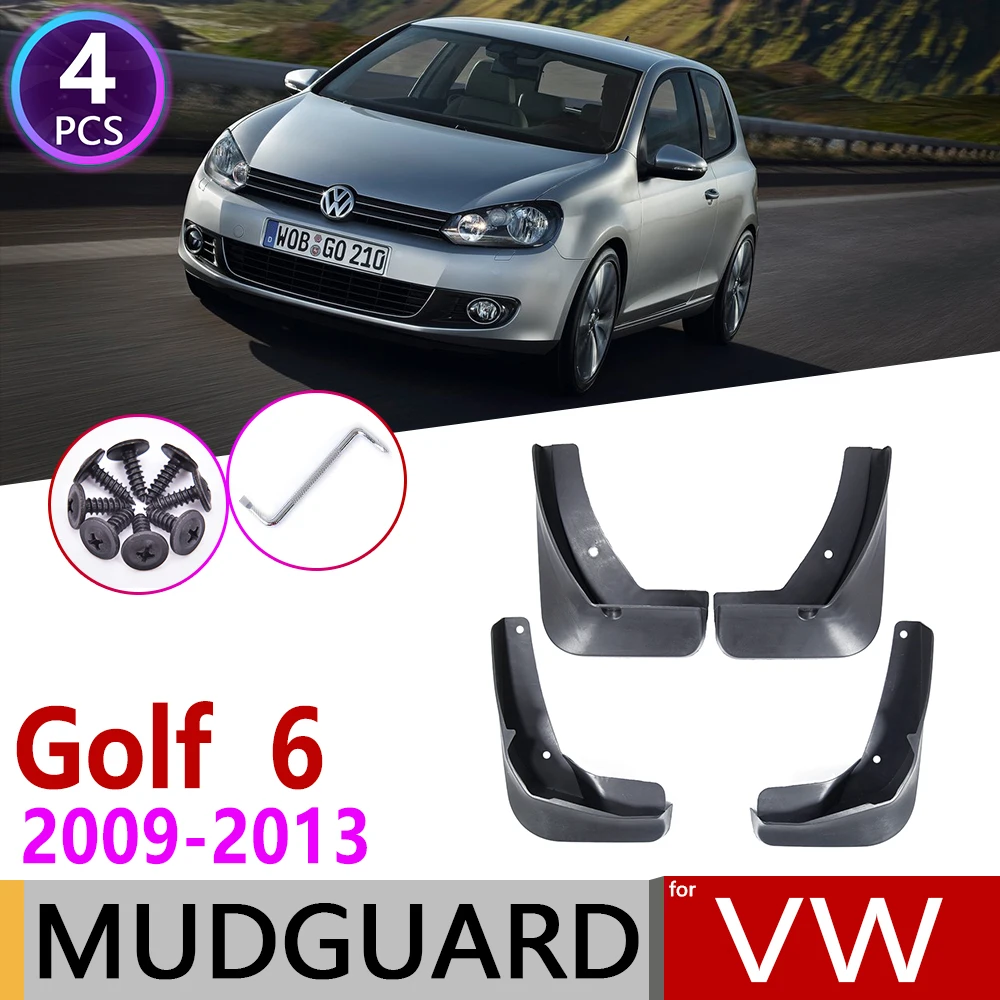 

for Volkswagen VW Golf 6 Mk6 2009~2013 Hatch Car Mudflap Fender Mud Flaps Guard Splash Flap Mudguards Accessories 2010 2011 2012