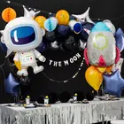 1 шт., 4d-земля воздушный шар из фольги баллоны с гелием, астронавт, научная фантастика, модель земли, украшение для вечевечерние НКИ в космосе, день рождения