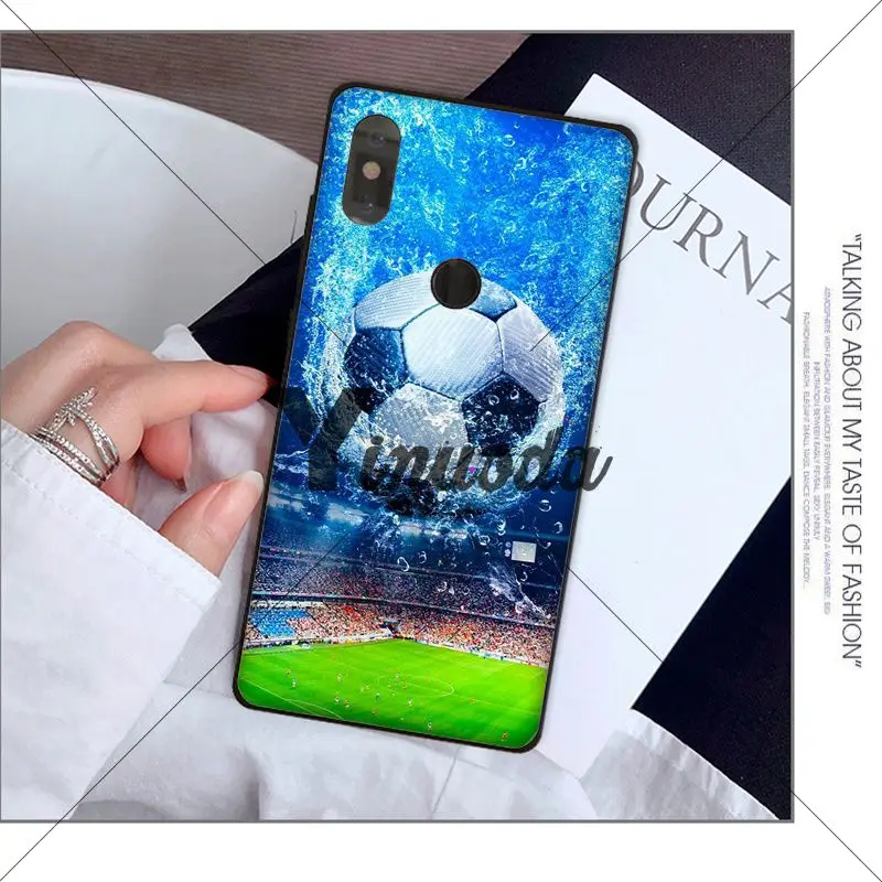 Чехол Yinuoda для телефона с изображением футбольного мяча и Redmi 5 plus Note Xuiaomi Mi 8 8SE 6 MIX 2
