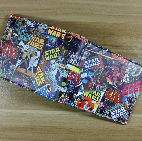 2018 Star Wars wallet Darth Vader animated cartoon purse young students personality W261 | Багаж и сумки
