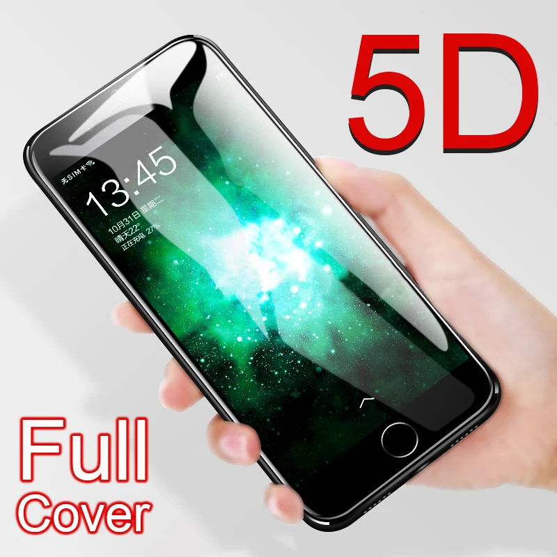 5D стекло для Oneplus 6 закаленное полное покрытие 9H Oneplus6 круглый защитный телефон Flim
