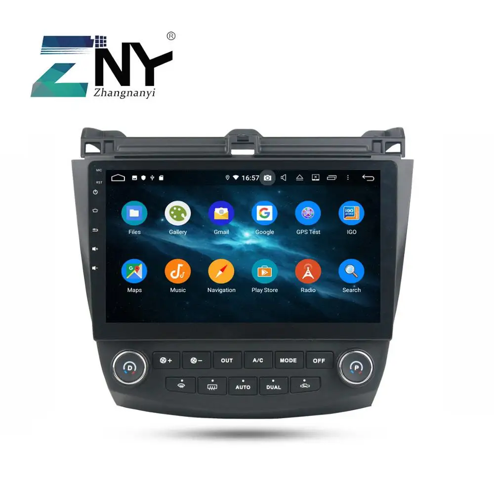 10 1 &quotips Android 9 0 автомобильный Стерео Авторадио для Honda Accord 7 2003 2004 2005 2006 2007 FM RDS