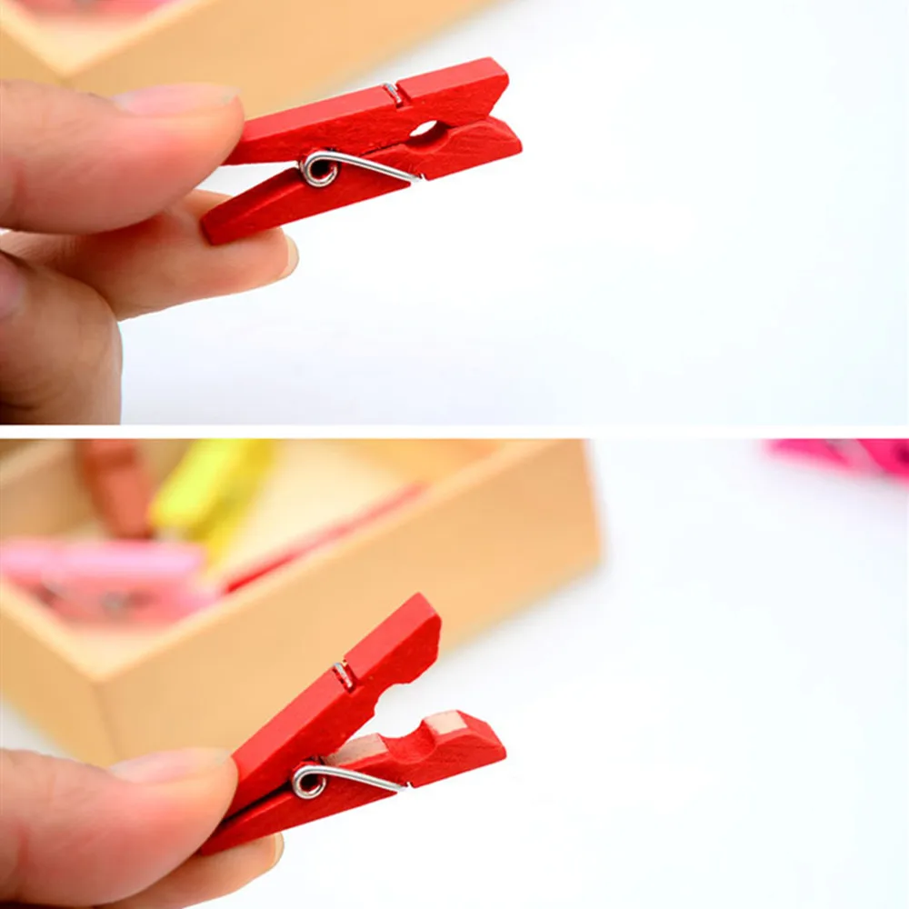 20 шт./пакет конфеты Цвет мини деревянные канцелярские принадлежности ремесло