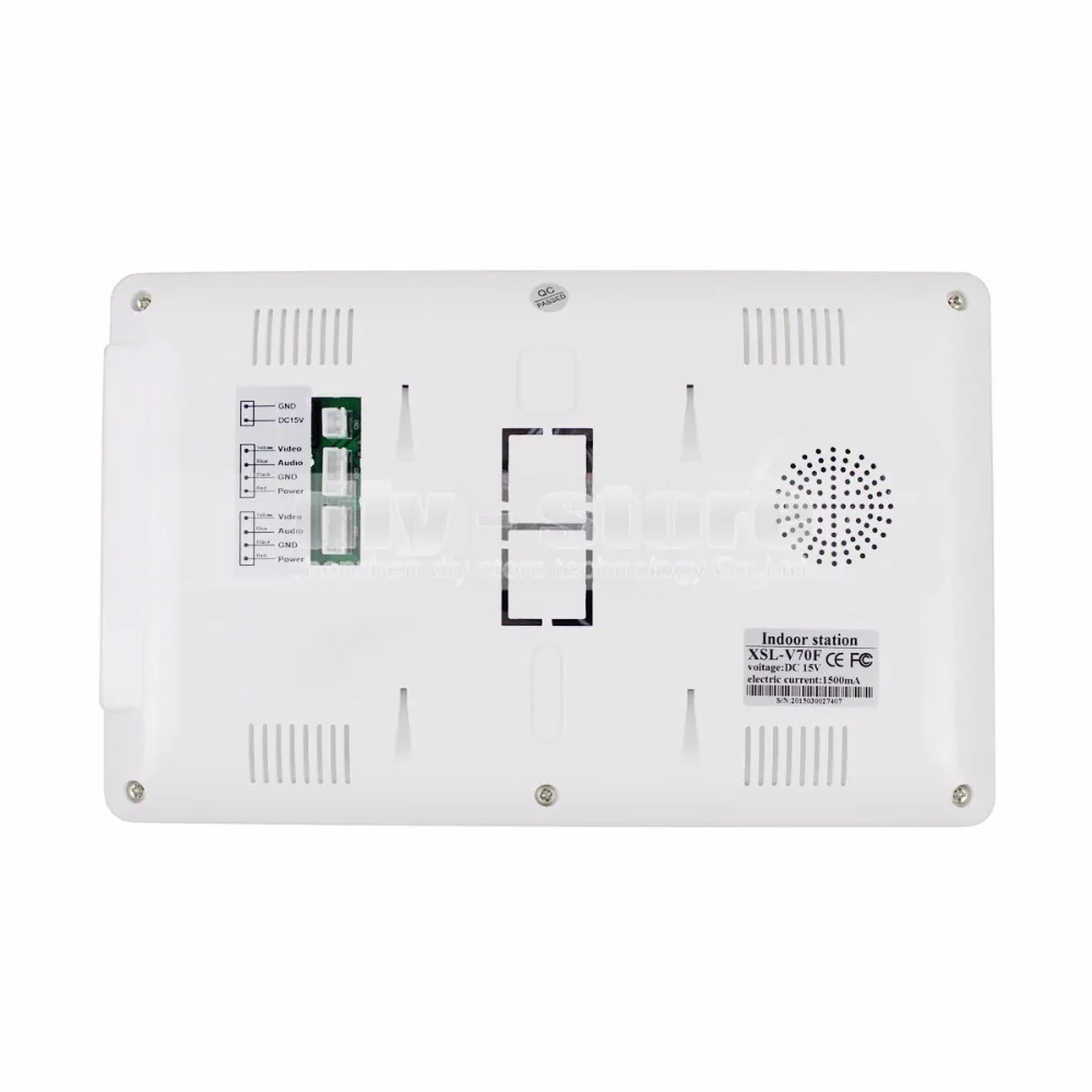 

DIYSECUR 7 inch Monitor Video Door Phone Doorbell 700 TV Line Camera 280kg Magnetic Lock RFID Keyfobs 1v3