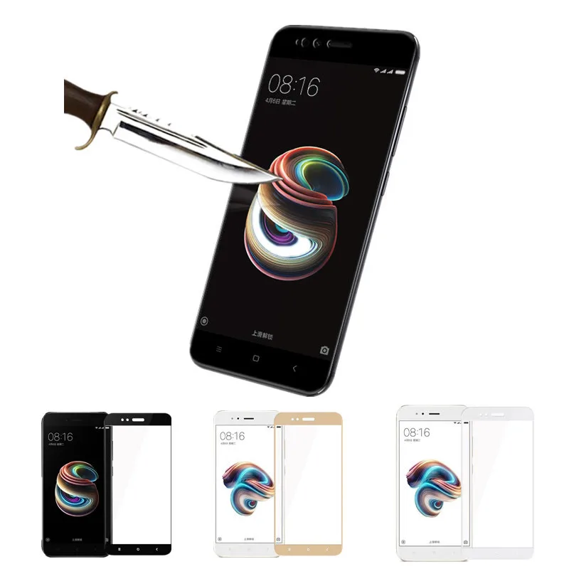 9H полное покрытие закаленное стекло для Xiaomi Mi6 Mi5 Mi5S Plus Защита экрана mi6 mi5x mi5c