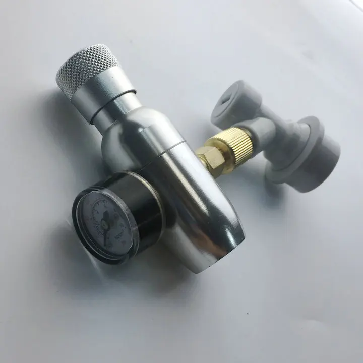 Газовый отсоединитель 0 60 PSI для домашнего пивоварения регулятор Kegging CO2 16 г