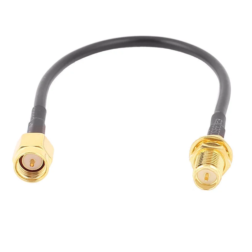 

1Pcs RP SMA Connector RP SMA Female Jack to SMA male Plug WiFi Antenna Extension RG174 Coaxial Cable Length 3M 6M 9M
