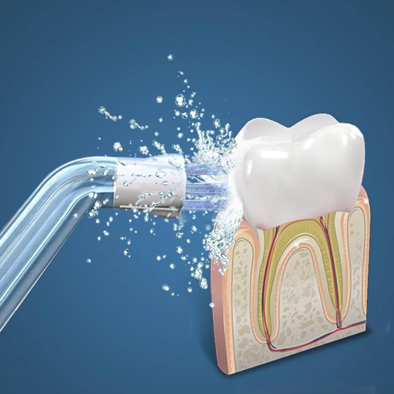 2 шт. сменные насадки для ирригатора полости рта с щетиной|jet tip|nozzles for oral irrigatorwater