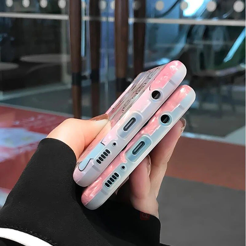Мягкие чехлы YHBBCASES с мультяшным милым единорогом для Samsung Note 10 Plus 8 9 Galaxy S10 5G S8 S9