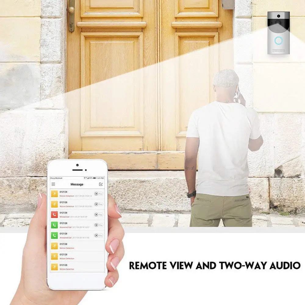 CDYCAM IP65 Водонепроницаемый wifi видео дверной звонок камера домофон 720P HD батарея беспроводной домашний IP дверной звонок 2 способа аудио iOS Android