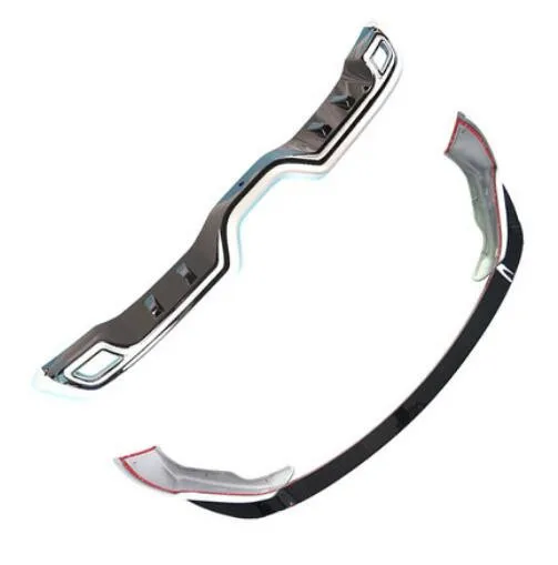 ABS Краски автомобиль передний + задний бампер спойлер авто диффузор 4 шт./компл.