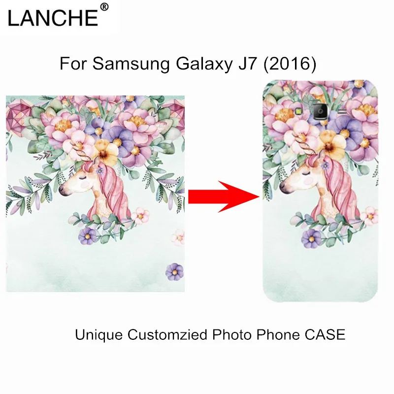 Мягкий чехол LANCHE для телефона с индивидуальным логотипом Samsung Galaxy A5 A7 2017 A30 A50 A70 A40