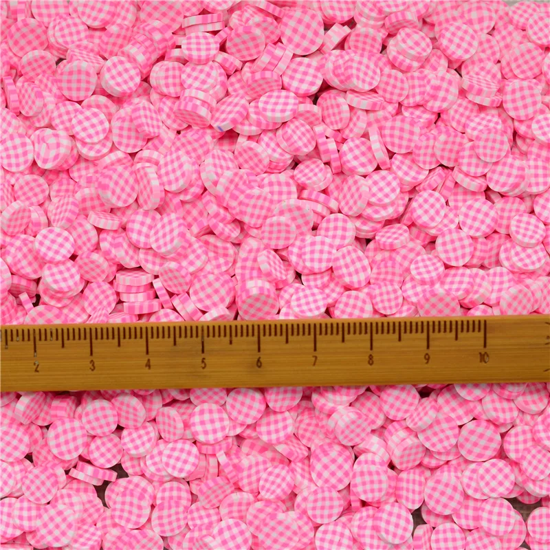 50 г/лот полимерная Горячая глина Fimo разбрызгивает желе Крест круглой формы для рукоделия, DIY конфетти